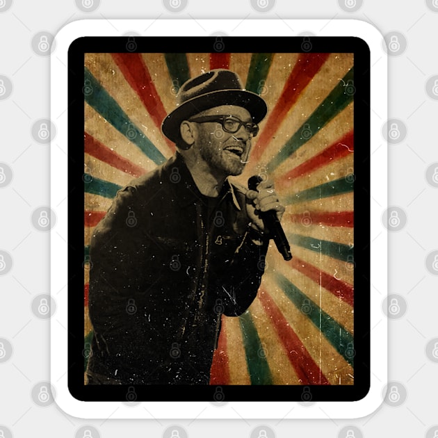 Tobymac - Photo Vintage Retro // Hits Deep Tour 2023 Sticker by Janji Joni